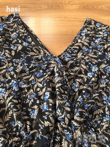 Уникална рокля с паднали рамене, снимка 6 - Рокли - 32142258