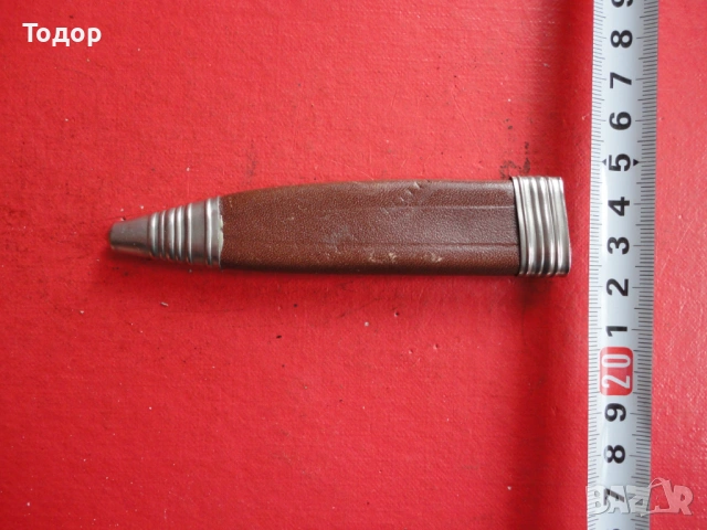 Старинна кожена кания за нож кама , снимка 2 - Ножове - 53027940