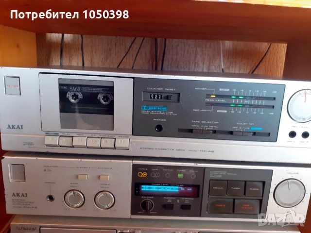 Дек AKAI HX-A2 Japan - Рядък японски-Идеален, снимка 6 - Декове - 51863514