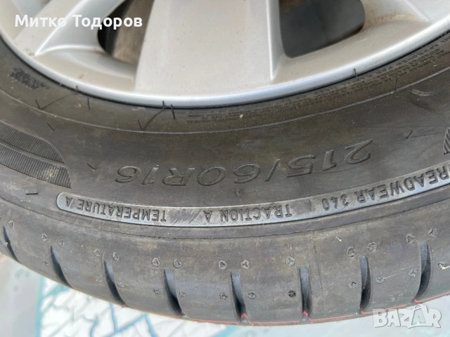 4бр.5/112/16 гуми с джанти, снимка 4 - Гуми и джанти - 53882438