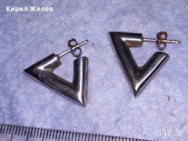 ЕФЕКТНИ ФЕШЪН АРТ ДИЗАЙНЕРСКИ МОДЕЛ СРЕБЪРНИ ОБЕЦИ СРЕБРО 925 ПРОБА 22314, снимка 6 - Обеци - 40488421
