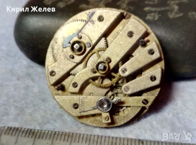 МЕХАНИЗЪМ от СТАР ШВЕЙЦАРСКИ ДЖОБЕН ЧАСОВНИК с ПОРЦЕЛАНОВ РИМСКИ ЦИФЕРБЛАТ За КОЛЕКЦИЯ ЧАСТИ 49650, снимка 8 - Антикварни и старинни предмети - 48633484