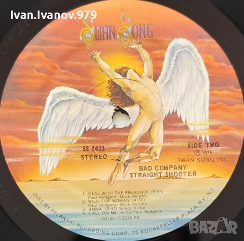 Vinyl (Bad Company ‎- Straight Shooter), снимка 3 - Грамофонни плочи - 52134334