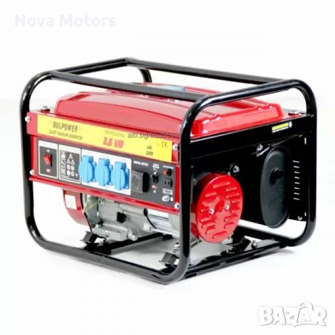Генератор За Ток 2.6 KW BullPower Бензинов Монофазен, снимка 2 - Генератори - 39360718