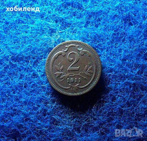 2 хелера Австрия 1911, снимка 1