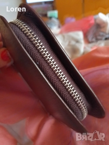 Ново!Дамско портмоне еко кожа кафяв цвят, снимка 5 - Портфейли, портмонета - 53364298