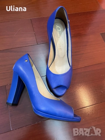 Дамски обувки висок ток кожа, снимка 8 - Дамски обувки на ток - 51918476