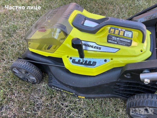 Акумулаторна косачка RYOBI, снимка 2 - Градинска техника - 51529604