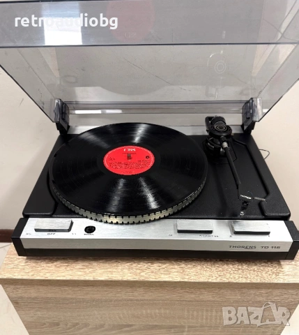 🔈Винтидж грамофон Thorens TD 115 - ремъчен - 1981 - 1984 г. 🔈, снимка 2 - Грамофони - 53998836