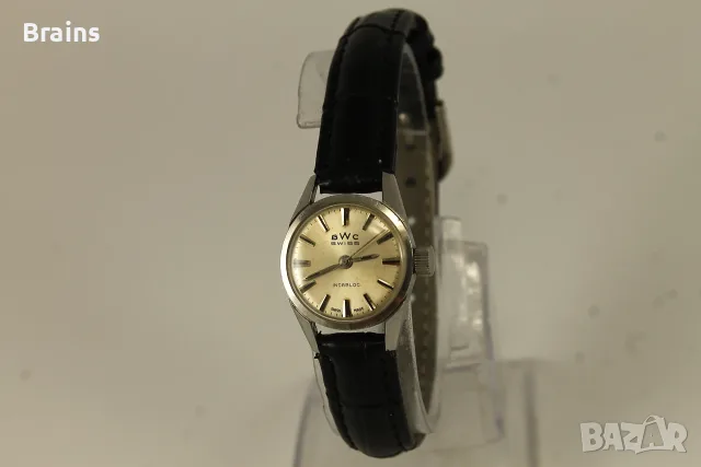 1960's BWC Стоманен Швейцарски Дамски Часовник