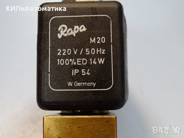 магнет вентил RAPA SV 05 R3 solenoid valve 1/4 0-30Bar 220V, снимка 6 - Резервни части за машини - 37826919