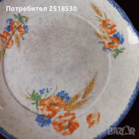 Villeroy & Boch-старинно плато, снимка 4 - Антикварни и старинни предмети - 51250189