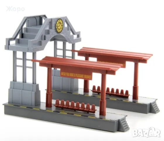 СГЛОБЯЕМ БЪРЗ ПЪТНИЧЕСКИ РЕТРО ВЛАК С РЕЛСИ И ГАРА КН0272, снимка 9 - Влакчета, самолети, хеликоптери - 48007183