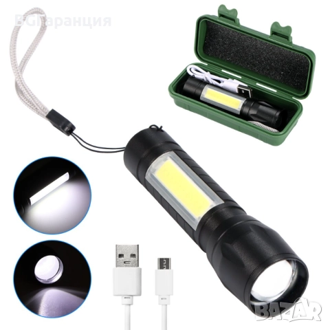 Mini LED фенер с USB зареждане, снимка 5 - Друга електроника - 52256838