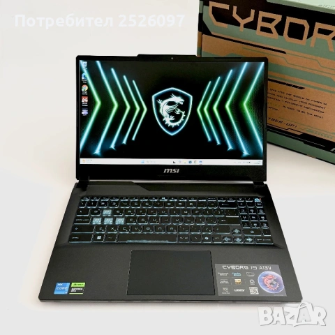 MSI Cyborg 15/144Hz/i5-13420H/RTX 4060/16GB 5200Hz/512GB NVMe