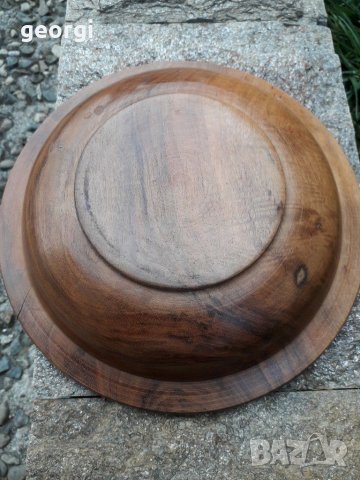 Дървена чиния,  дърворезба   18/2, снимка 4 - Декорация за дома - 29719773