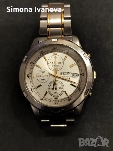 Мъжки часовник Seiko Chronograph, снимка 2 - Мъжки - 49321918