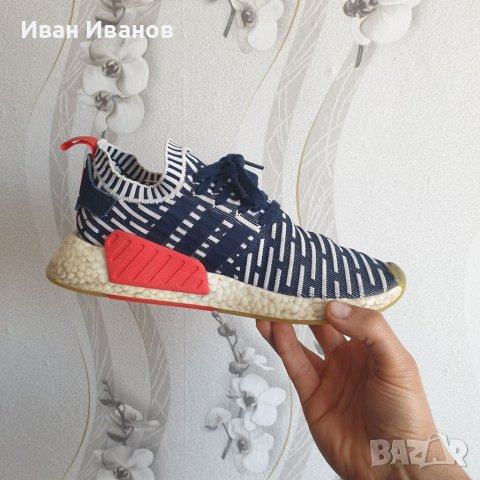  оригинални маратонки  Adidas NMD R2 PK  Primeknit номер 41,5-42, снимка 9 - Маратонки - 39903965