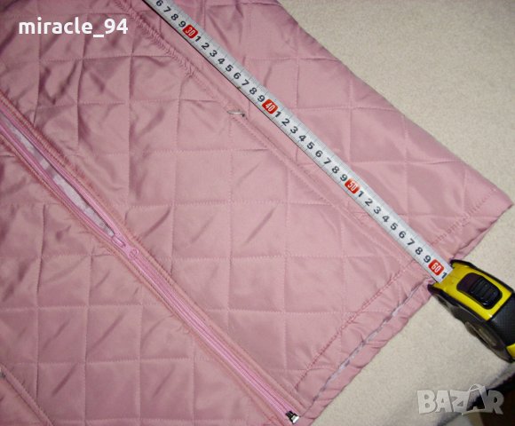 Розово яке с плетени ръкави и плетена качулка - изгодно., снимка 9 - Якета - 31243451