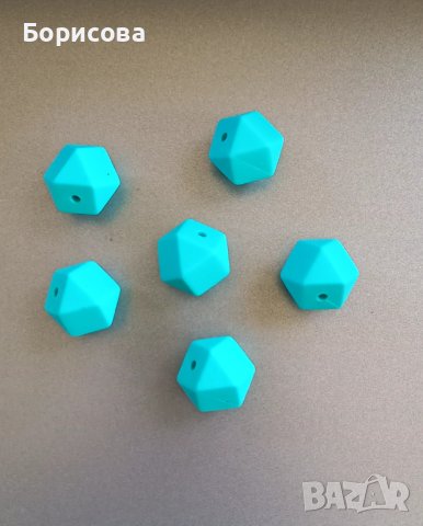 Силиконовото мънисто многоъгълник за бебешка залъгалка, снимка 15 - Други - 34632473