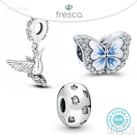 Ликвидация! 50% OFF Цената е за Сет! Сетове Fresca по модел тип Pandora Пандора, S925