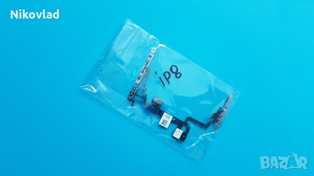 Лентов кабел с бутони iPhone 8, снимка 3 - Резервни части за телефони - 34135673