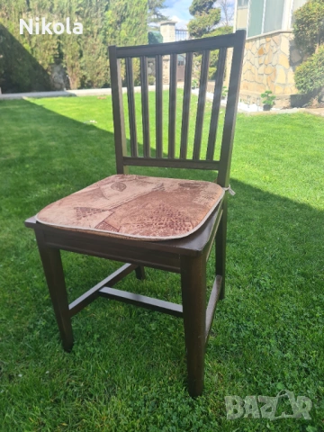 Столове трапезни 6бр. масивни бук ръчна изработка, снимка 2 - Столове - 54124215