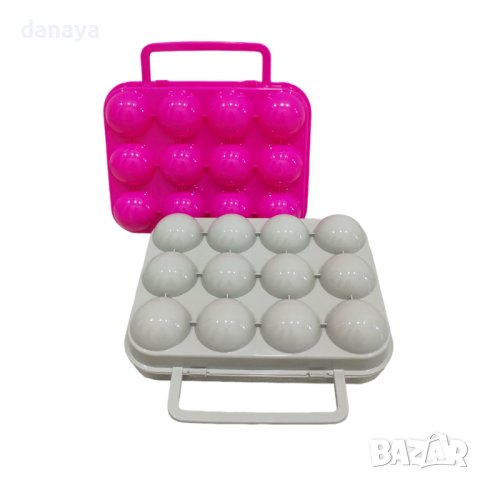 4532 Кутия за съхранение на яйца с дръжка, снимка 7 - Органайзери - 44479268