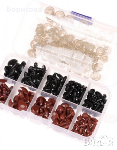 130 бр нослета на винт за плетени играчки, амигуруми , снимка 4 - Други - 31705172