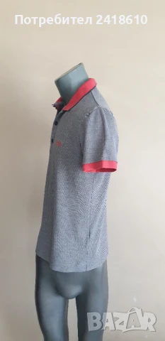 Hugo Boss Paule 4 Pique Pima Cotton Slim Fit Mens Size M ОРИГИНАЛНА Тениска!, снимка 6 - Тениски - 51416314