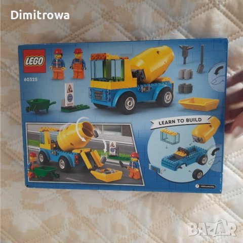LEGO City Great Vehicles 60325 - Бетонобъркачка, снимка 3 - Образователни игри - 40766007