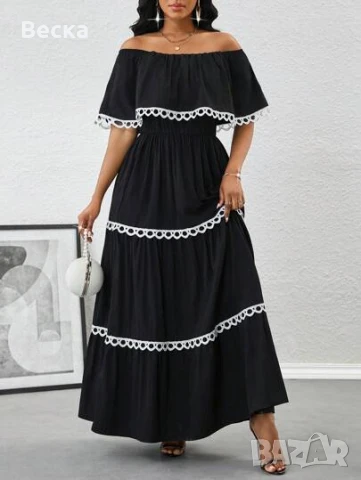 Рокля на волани