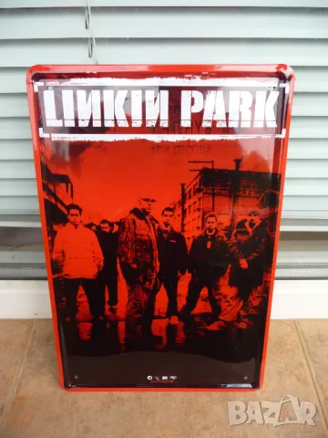 Метална табела Музика Линкин Парк ню метал рап R 'n B хитове група рок