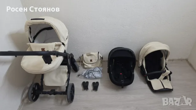 Бебешка количка 3в1, снимка 5 - За бебешки колички - 56456607