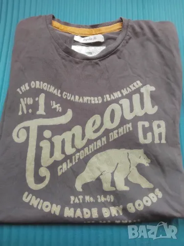 Timeout оригинална мъжка тениска, М размер, снимка 2 - Тениски - 49830289