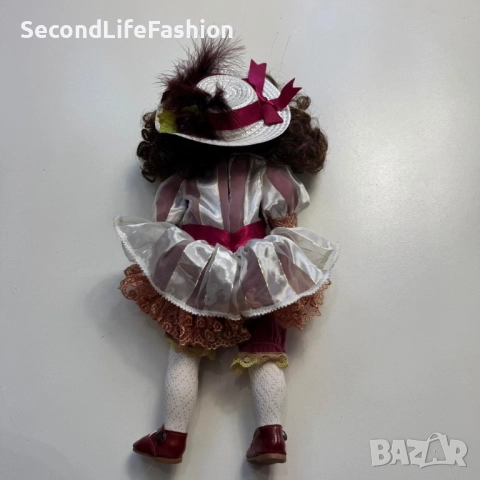 Колекционерска порцеланова кукла немска , снимка 6 - Колекции - 52516679