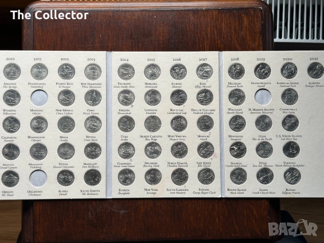 Уникална пълна колекция монети 25 цента, 1/4 долар., снимка 4 - Нумизматика и бонистика - 33576677