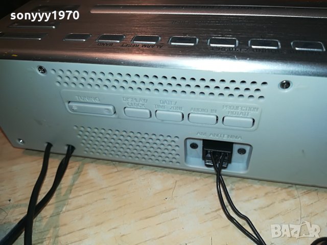 SONY CLOCK RADIO AUX, снимка 11 - Радиокасетофони, транзистори - 29152133