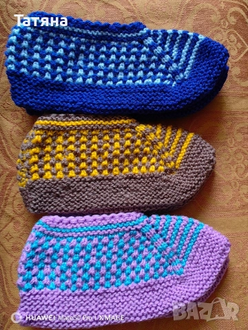 Плетени терлици , снимка 4 - Декорация за дома - 33219899