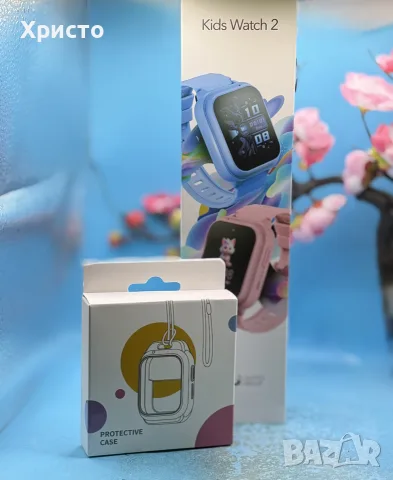 Детски смарт часовник ZTE / Vivacom Kids Watch 2 4G, eSIM, GPS, Video Call + подарък защитен калъф , снимка 2 - Смарт часовници - 55851354