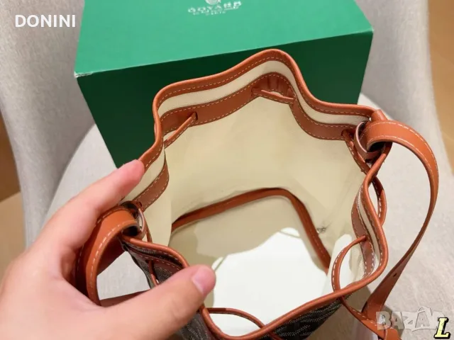 Goyard  Дамска чанта, кожа, снимка 9 - Чанти - 56265800