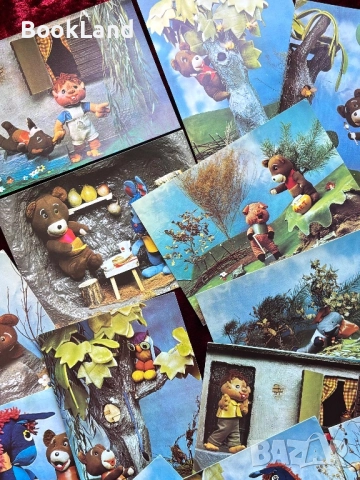 Мечо Пух| повест-приказка 1986 г. 23 картички с текст , снимка 7 - Детски книжки - 52272585