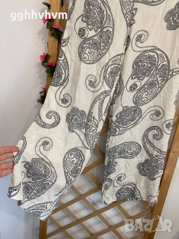 Панталон с широк крачол, снимка 3 - Панталони - 54313111