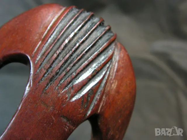 Дърворезба -  африканска женска глава с гривна от абанос  за подарък, снимка 11 - Други ценни предмети - 48201565