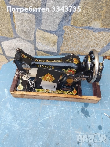 Антична шевна машина SINGER., снимка 3 - Шевни машини - 52517237