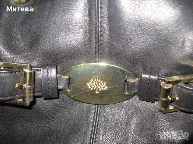 Mulberry дамска чанта естествена кожа, снимка 5 - Чанти - 52676429