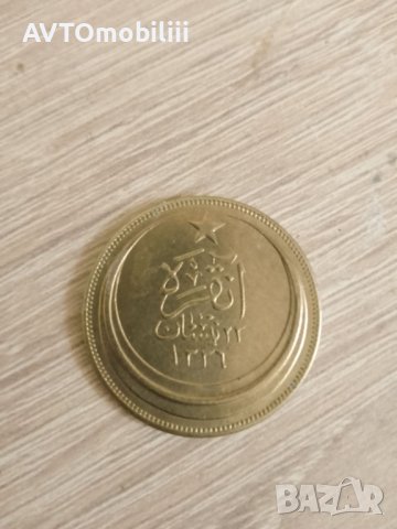 Точно копие на златна турска монета 250 куруша 1927 г, снимка 3 - Други ценни предмети - 42096618