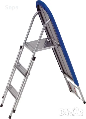 Сгъваема дъска за гладене и 3-степенна сгъваема стълба, снимка 4 - Други - 49616356