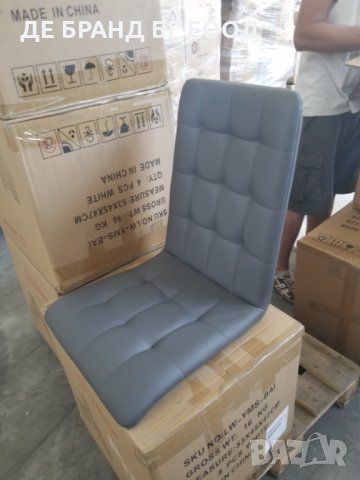 Висококачествени трапезни столове C-UDC029GY, снимка 8 - Столове - 33774434