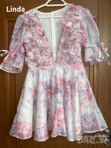 Разкошна рокля на цветя, снимка 8 - Рокли - 51669587